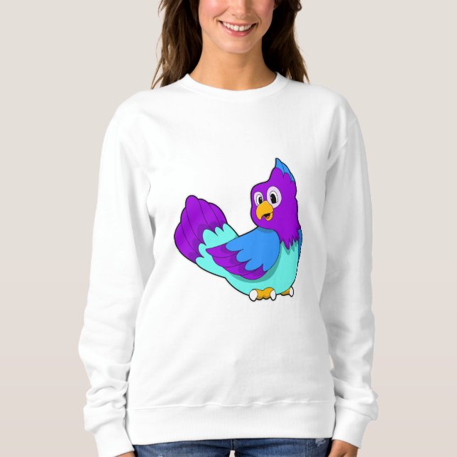 Sudadera Azul loro (Anverso)