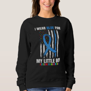 Sudadera Azul Para Mi Hijo Pequeño Autismo Conciencia Ameri
