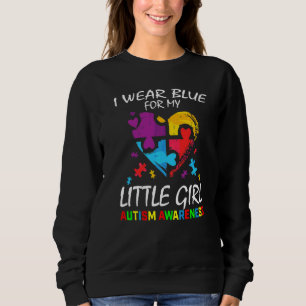 Sudadera Azul Para Mi Niña Hija Conciencia Sobre El Autismo