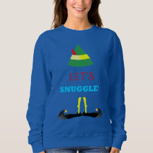 Sudadera Azul para Mujer Let's Snuggle con Elf