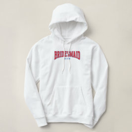 Sudadera Azul + Rojo Brillo Falso DAMA DE HONOR Despedida d