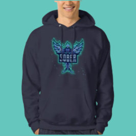 Sudadera Azul Sobrio