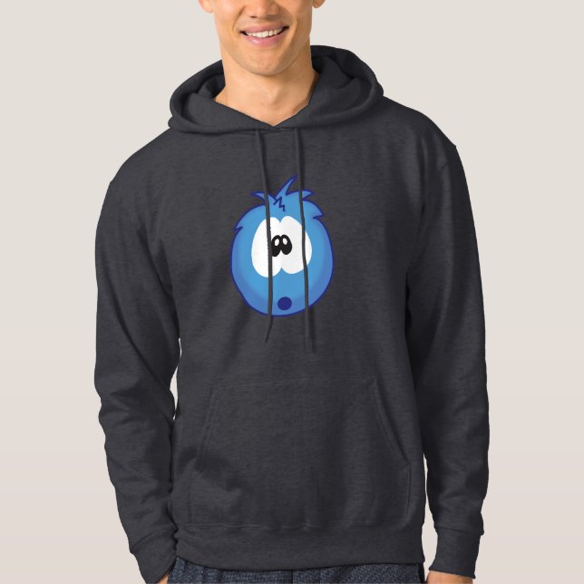 Sudadera Azul Sorprendido Estornudador (Anverso)