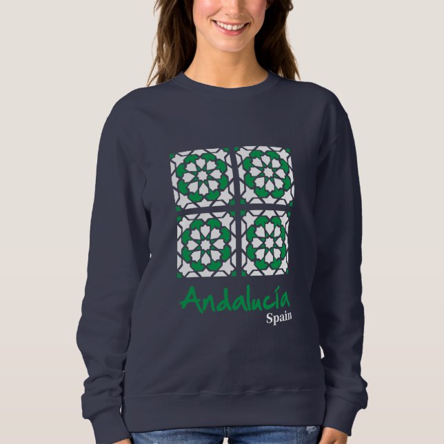 Sudadera Azulejos Andaluces 2 (Anverso)