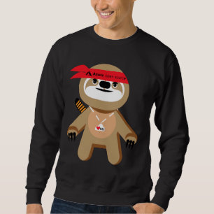 Sudadera Azure Open Source Brady The Ninja Sloth