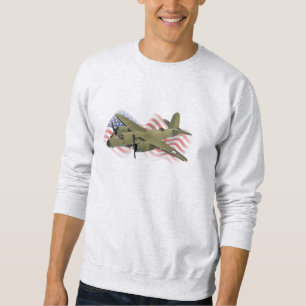 Sudadera B-26 Marauder Patriótico WW2 Bombardero medio