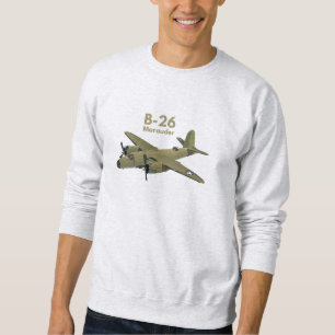 Sudadera B-26 Marauder WW2 con bomba mediana