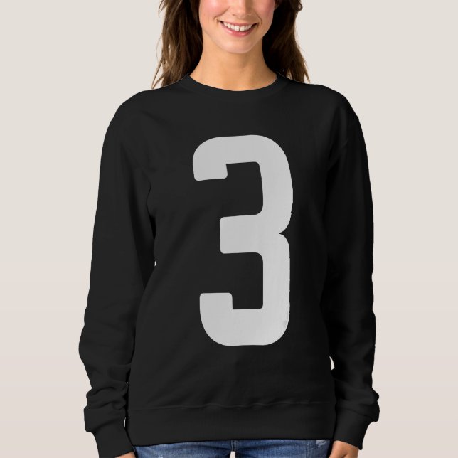 Sudadera B Day Number 3 Monogram Norwester Font Initial Alp (Anverso)