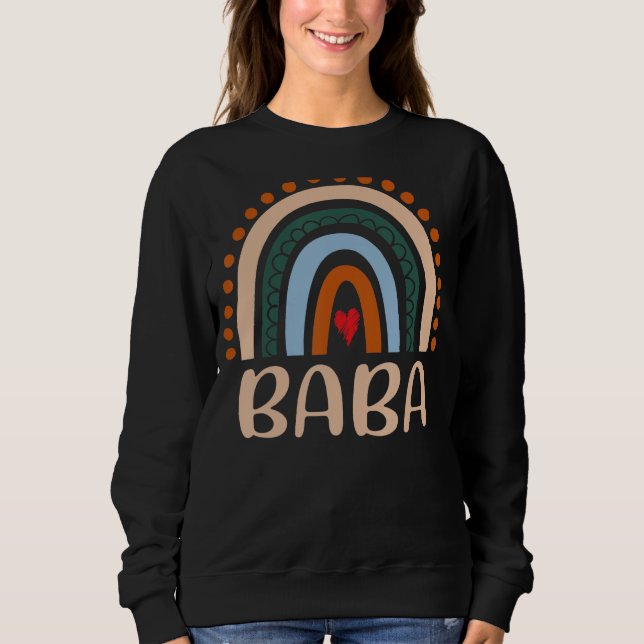 Sudadera Baba Abuela arcoiris pequeña Día de la Madre graci (Anverso)