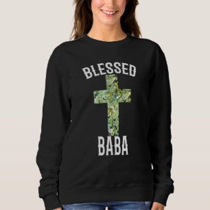 Sudadera Baba: Bendición para los hombres: cruz de vegetaci