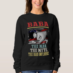 Sudadera Baba El Hombre Mito Mala Influencia Vintage Americ