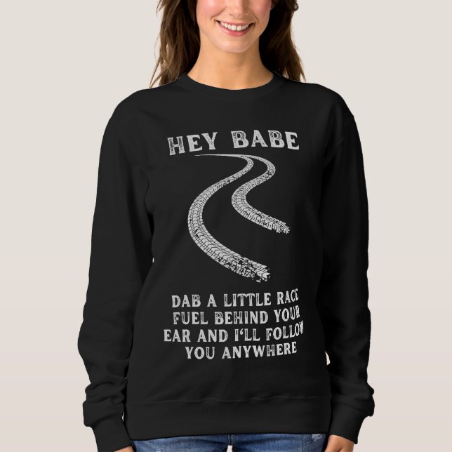 Sudadera babe dab reace, conductor mecánico de coches de ca (Anverso)