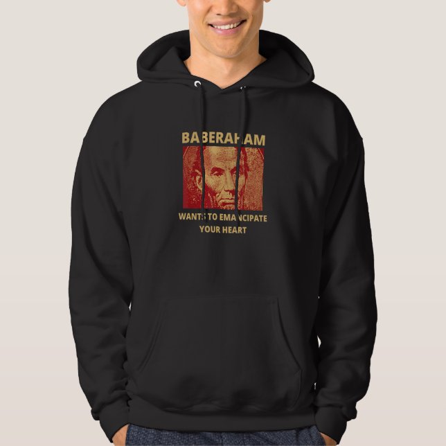 Sudadera Baberaham Abe Lincoln Design Quita (Anverso)