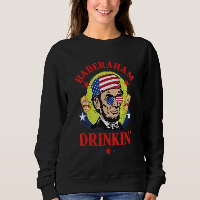 Sudadera Baberaham Drinkin' Apparel (Anverso)