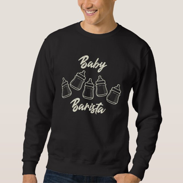 Sudadera Baby Barista New Mom Dad  Formula Milk (Anverso)