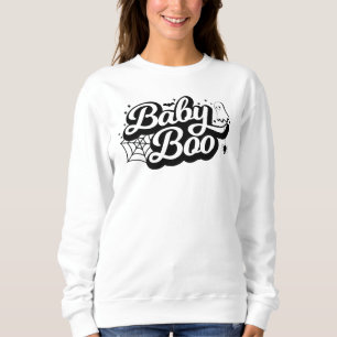 Sudadera Baby Boo Halloween Mujeres Básicas
