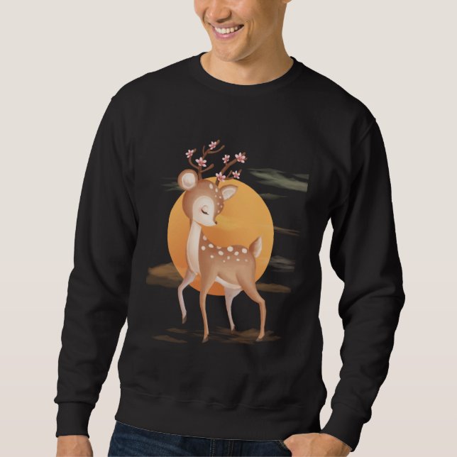 Sudadera Baby Deer Adorable Fawns For Youth and Adult (Anverso)