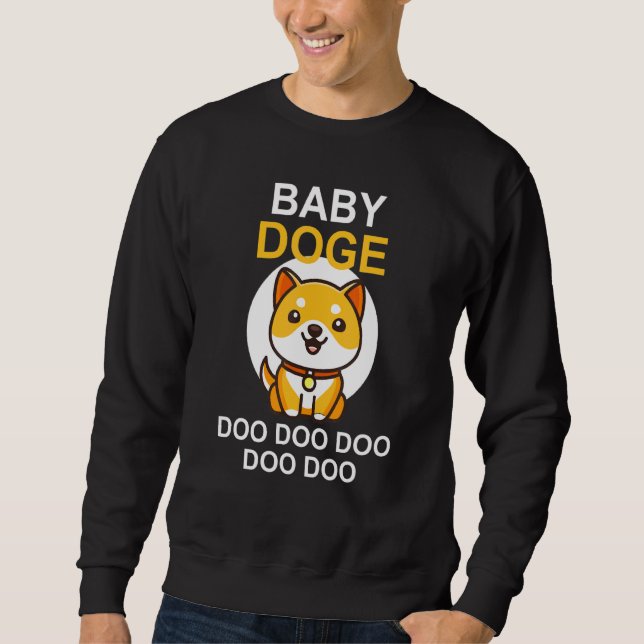 Sudadera Baby Doo Doo Doo Doo Cryptocurrency Shiba (Anverso)