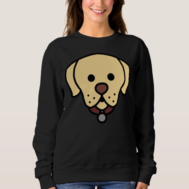 Sudadera Baby Lab Amarillo (Anverso)