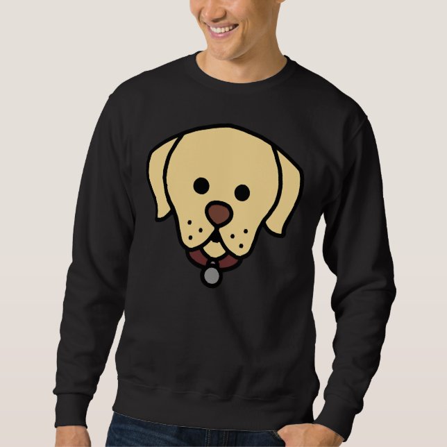 Sudadera Baby Lab Amarillo (Anverso)