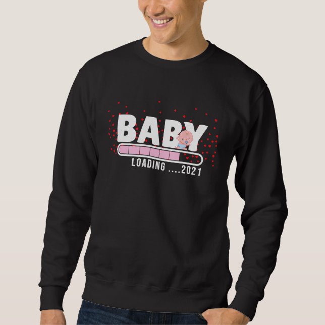 Sudadera Baby loading 2021 Loading Baby Shower Pregnancy An (Anverso)