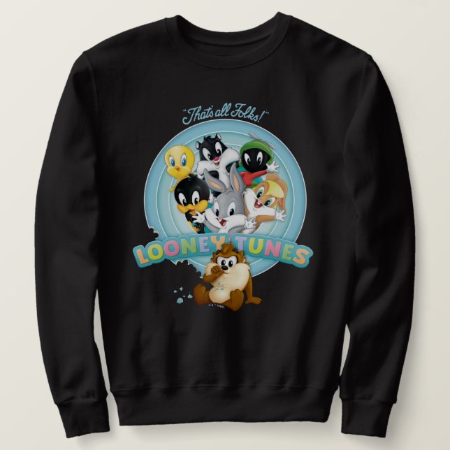 Sudadera Baby LOONEY TUNES™ Logo | That's All Folks (Anverso del diseño)