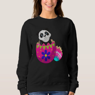 Sudadera Baby Panda Hatching From Easter Egg Easter Day
