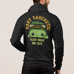 Sudadera Baby Sarcastic Vintage Turtle Graphic