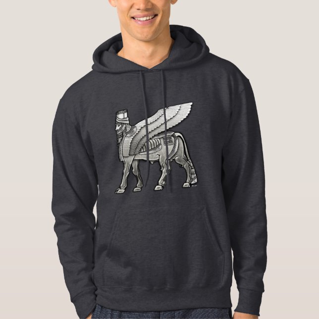 Sudadera Babylonian Winged Bull Lamassu (Anverso)