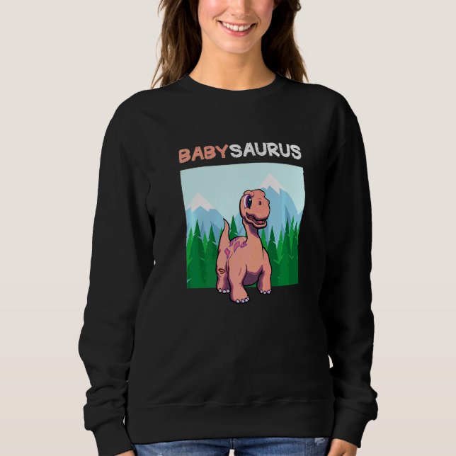 Sudadera Babysaurus Dinosaur Cute Kiddo Apatosauro 2 (Anverso)