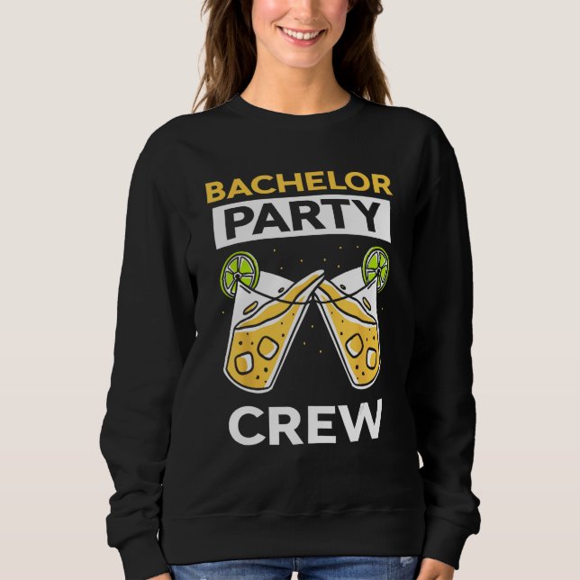Sudadera Bachelor Party Crew Bride Groom Team (Anverso)