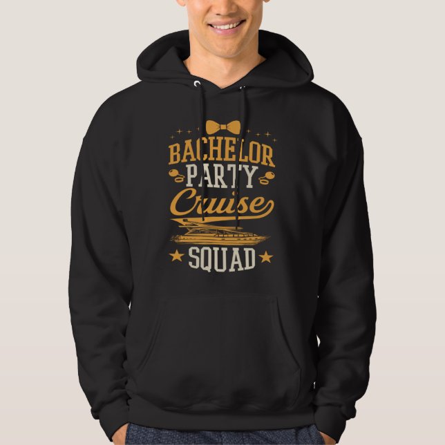 Sudadera Bachelor Party Cruise Squad Matching Cruise Ship P (Anverso)