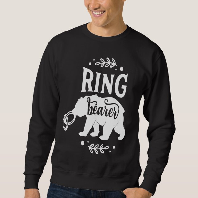Sudadera Bachelor Party  Ring Bearer Best Man (Anverso)