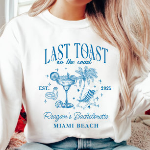 Sudadera Bachelorette Coastal Fiesta de cócteles Moderno Az