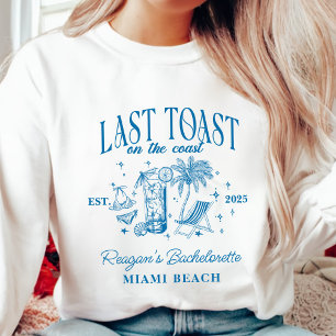 Sudadera Bachelorette Coastal Fiesta de cócteles Moderno Az