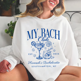 Sudadera Bachelorette Retro Modern Minimalist Bridesmaid