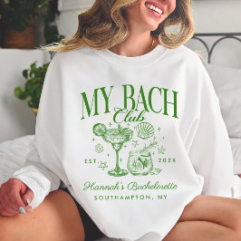 Sudadera Bachelorette Retro Modern Minimalist Bridesmaid