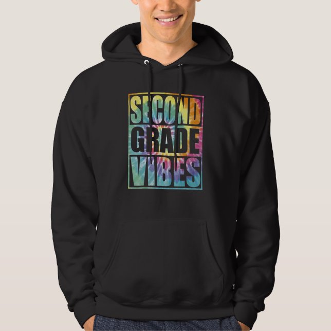 Sudadera Back To School 2nd Grade Vibes Second Grade Teache (Anverso)