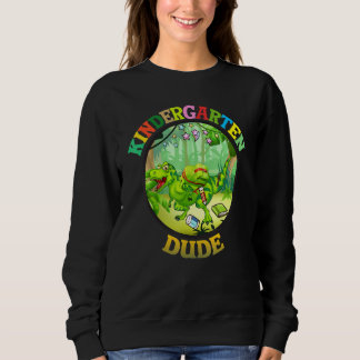 Sudadera Back To School Kids Kindergarten Dude Dinosaur Boy