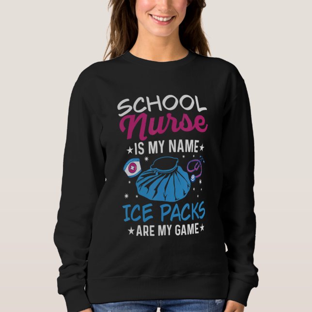 Sudadera Back to School nurse for a School nurse 1 (Anverso)