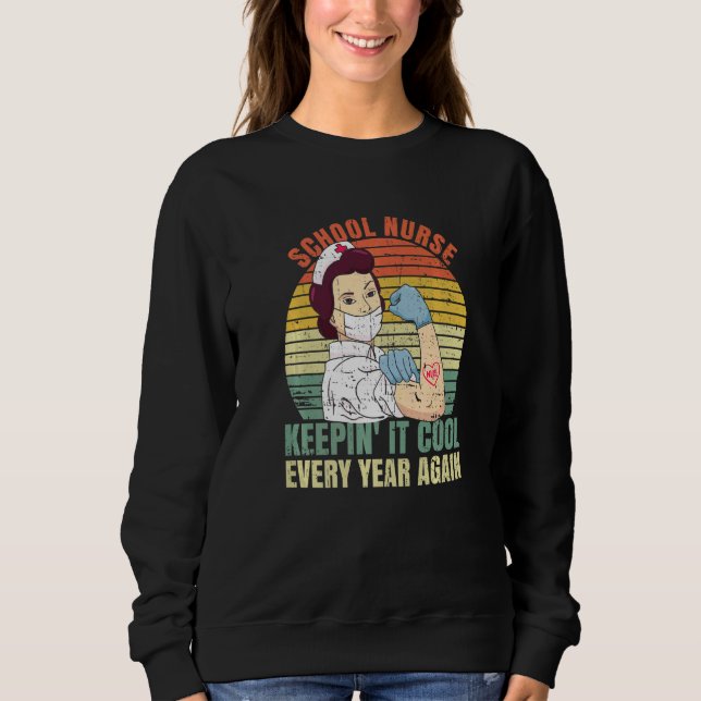 Sudadera Back to School nurse Quote for a School nurse  1 (Anverso)