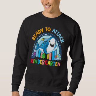 Sudadera Back To School Ready To Attack Kindergarten First 