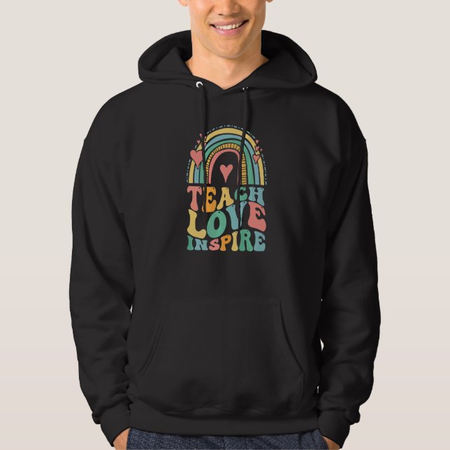 Sudadera Back to School Teacher Appreciation Inspirational  (Anverso)