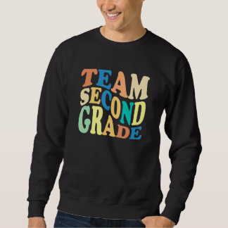Sudadera Back To School Team Second Grade 2nd Grade Teacher