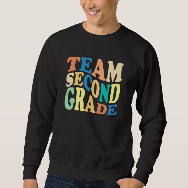 Sudadera Back To School Team Second Grade 2nd Grade Teacher (Anverso)