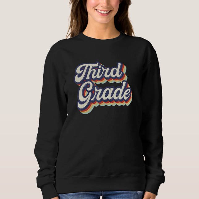 Sudadera Back To School Third Grade Teacher 3rd Grade Teach (Anverso)