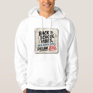 Sudadera Back to School Vibes – Motivational Men's Tee