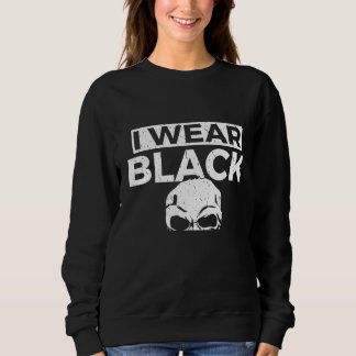 Sudadera Backprint I wear black until there is something da