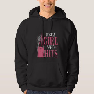 Sudadera Backprint Just A Girl Who Hits Things Woman Boxing