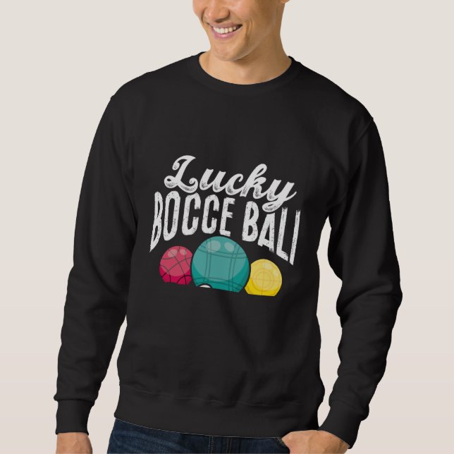 Sudadera Backprint Lucky Bocce Ball (Anverso)